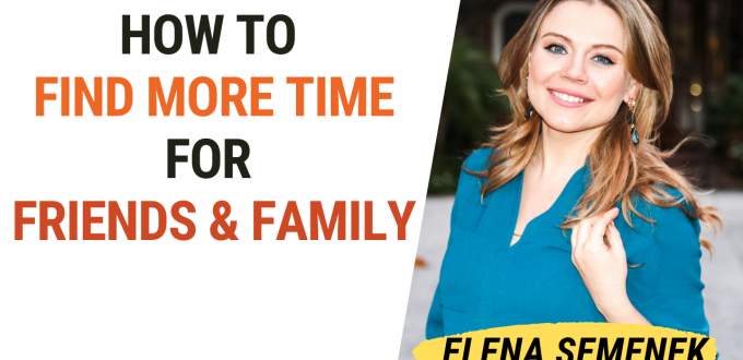 How to find more time for family